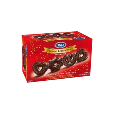 Імбирні пряники в темному шоколаді Only Schoko Lebkuchen 500 г Австрія