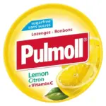 Льодяники (цукерки) Лимон + вітамін С БЕЗ ЦУКРУ Pulmoll Lemon Citron + vitanin C 45г Німеччина