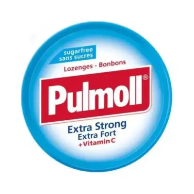 Льодяники (конфети) З вітаміном C БЕЗ САХАРА Pulmoll Extra Strong + vitamin C 45 г Німеччина