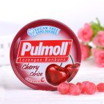 Льодяники (конфети) Вишня + вітамін C БЕЗ САХАРА Pulmoll Cherry +vitamin C 45 г Німеччина