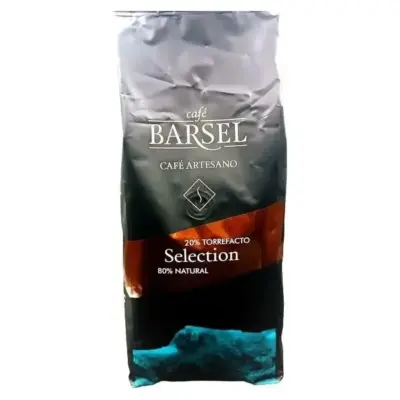 Кава в зернах 80% натуральна 20% смажена з цукром Barsel Cafe Artesano Classic 1кг Іспанія