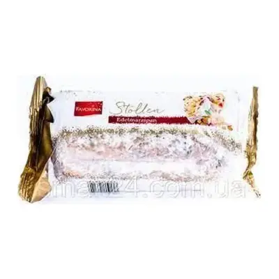Різдвяний штолен із марципаном Favorina Storlen Edelmarzipan Німеччина 1кг