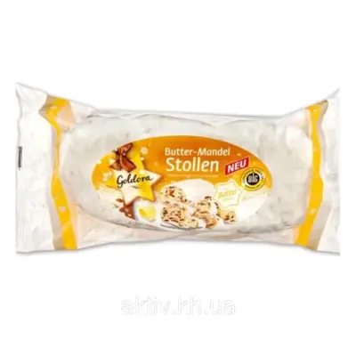 Різдвяний кекс (штолен) з мигдальною олією Goldora Stollen 200 г Німеччина