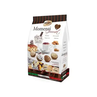 Цукерки шоколадні Моменти Гурманів Асорті 4 смаки Socado Momenti Gourmet 250 г Італія