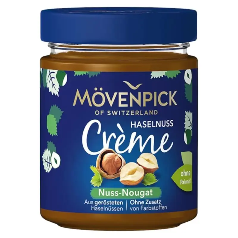 Шоколадний крем з горіховою нугою Movenpick Haselnuss Creme Nuss-Nougat 300г Німеччина