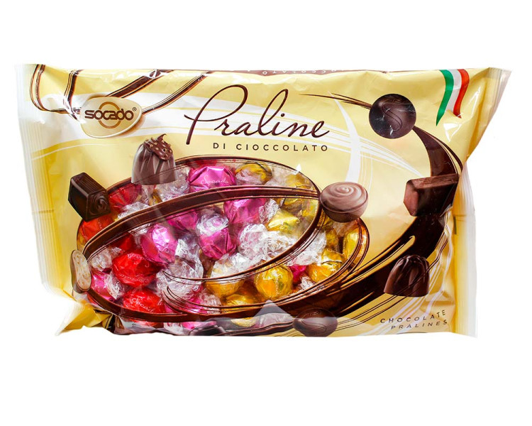Цукерки шоколадні Асорті Socado Praline di cioccolato 1000 г Італія