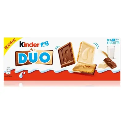 Печиво з шоколадом Kinder Duo Biscuits 150 г Польща