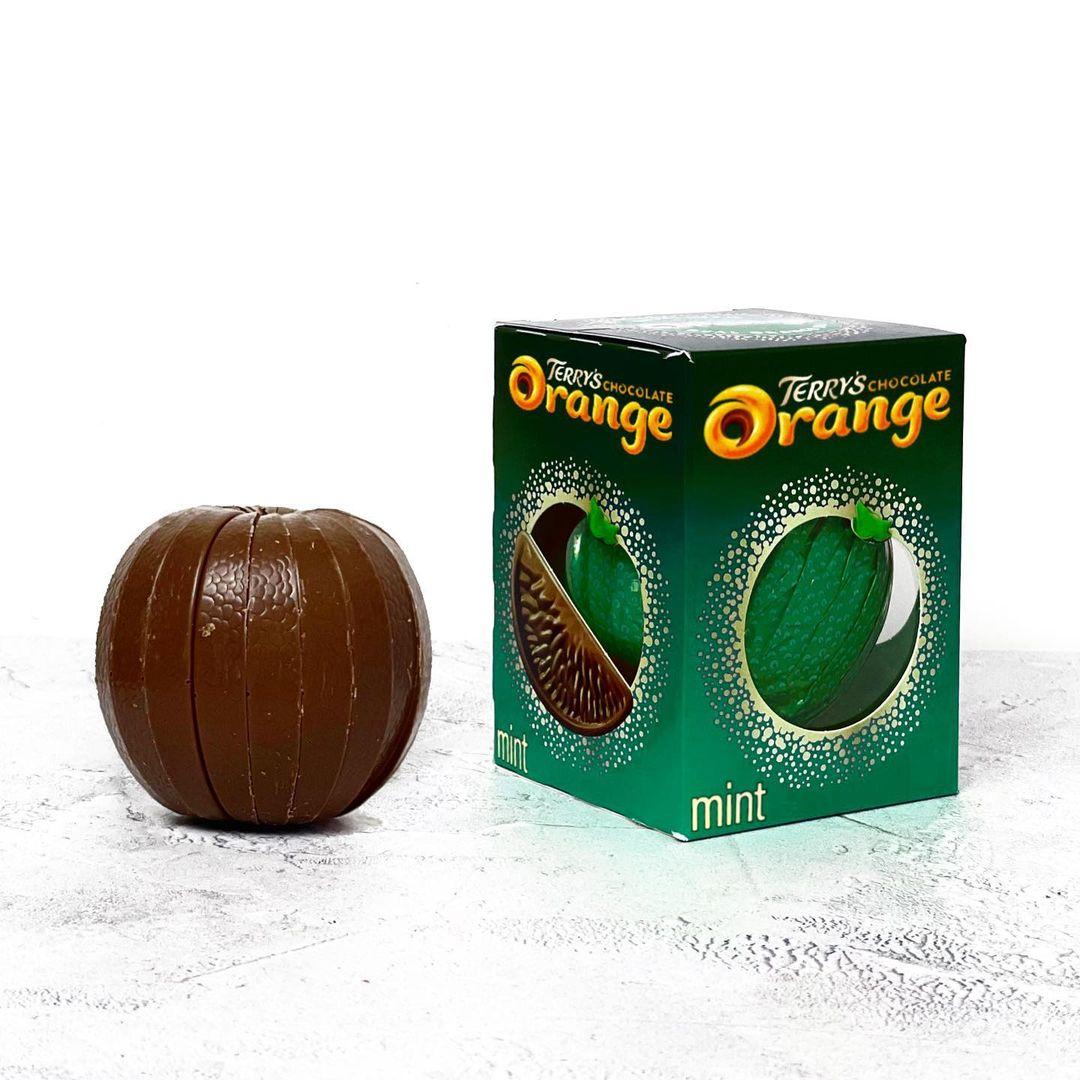 Шоколадний апельсин із м'ятою Теrrys Milk Chocolate Mint 145 г Франція