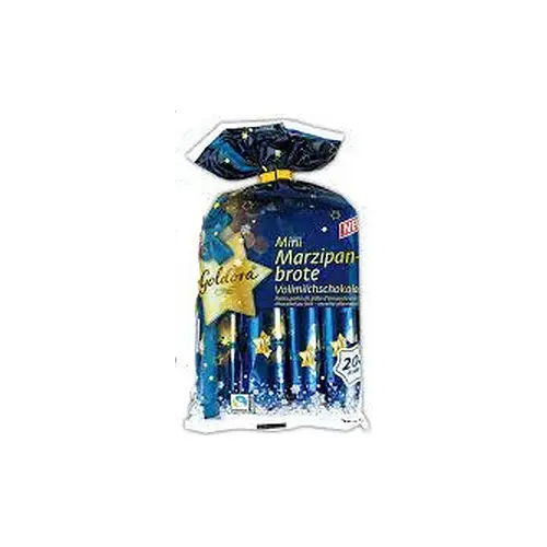 Марципан у молочному шоколаді Goldora Mini Edelmarzipan-brot Vollmilchschokolade 200г Німеччина