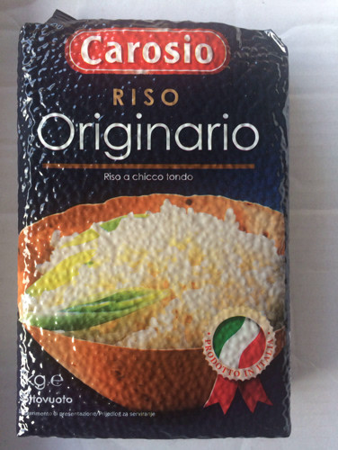 Рис круглозерний Riso Originalio Carosio 1 кг Італія