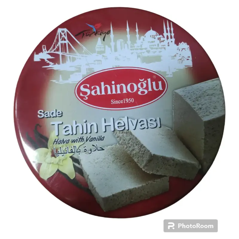 Халва кунжутна з ваніллю (тахінна) ж/б Sahinoglu 480 г Туреччина