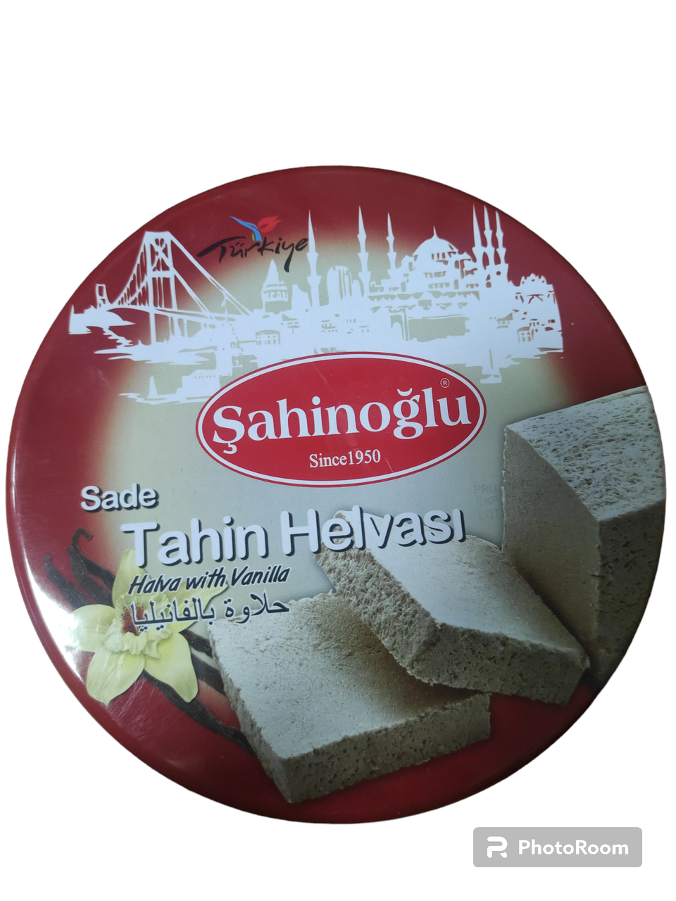 Халва кунжутна з ваніллю (тахінна) ж/б Sahinoglu 480 г Туреччина