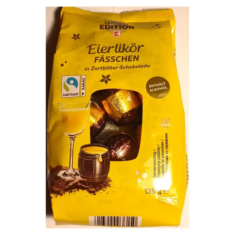 Шоколадні бочки з яєчним лікером Winter Edition Eierlikor Fasschen 125 г Німеччина