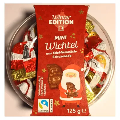 Набір Шоколадних Санта Клаусів Winter Edition Mini Wichtel 125г Німеччина