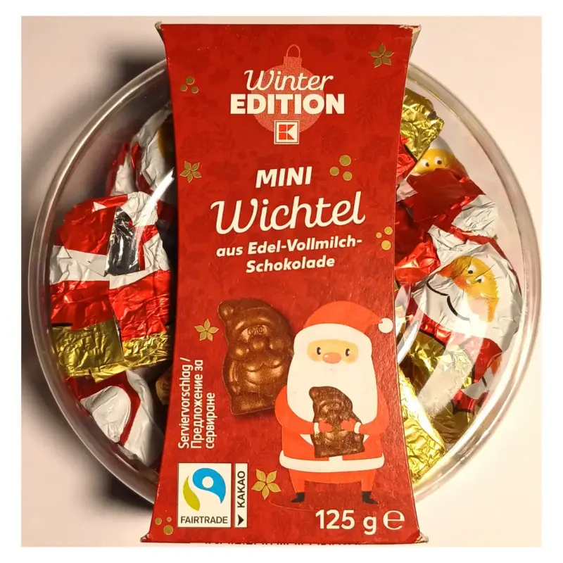 Набір Шоколадних Санта Клаусів Winter Edition Mini Wichtel 125г Німеччина