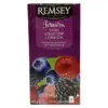 Чай фруктовий Лісова ягода Remsey Intensitea Owocow Lesnych (20×2г) 40г Польща  Чай пакетований являє собою збір ягід, листя, фрук