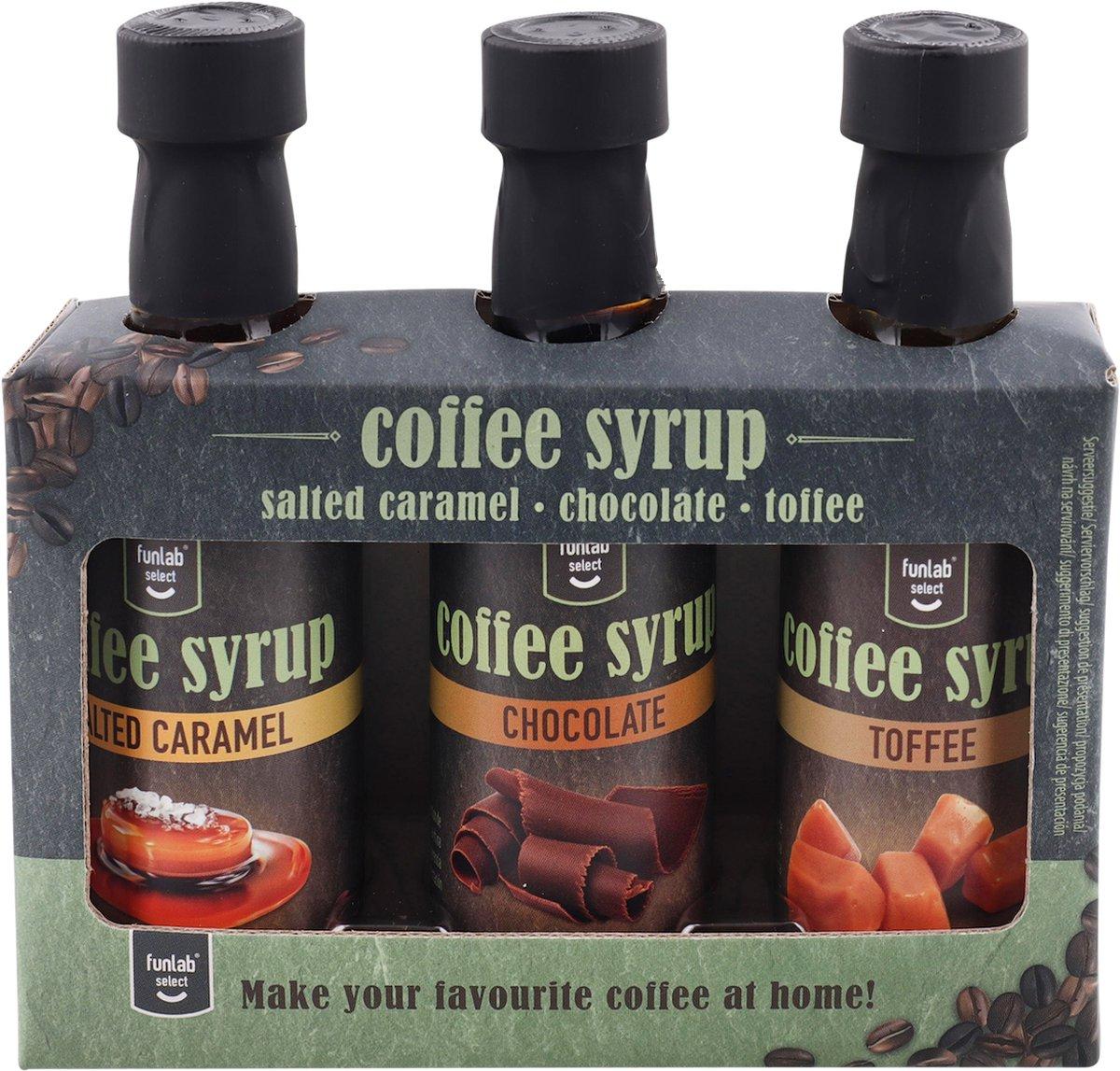 Сиропи для кави 3 смаки Chocolade, Salted Caramel, Toffee 3 шт. х45мл