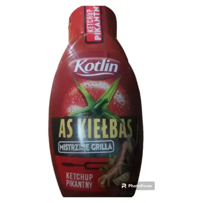 Кетчуп пікантний Туз ковбаси БЕЗ ГЛЮТЕНА Kotlin As Klelbas 450 г Польща