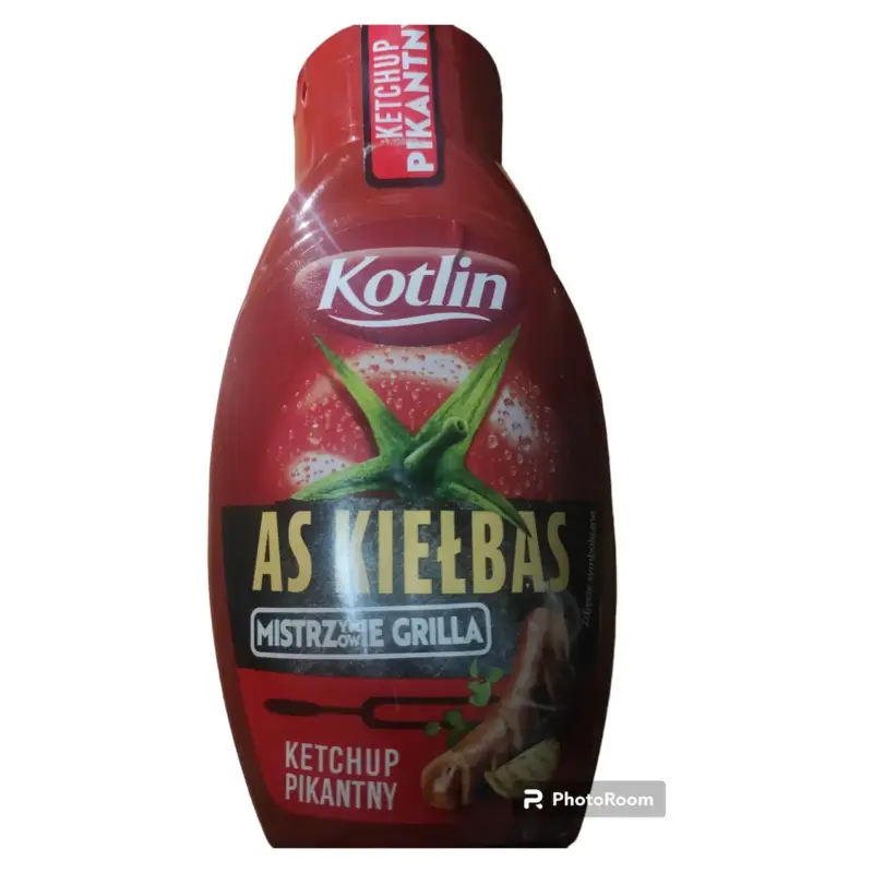 Кетчуп пікантний Туз ковбаси БЕЗ ГЛЮТЕНА Kotlin As Klelbas 450 г Польща