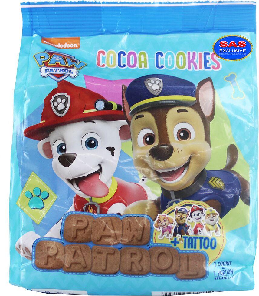 Печиво з какао Щенячий патруль Nickelodeon Paw Patrol + Tattoo 150 г Польща