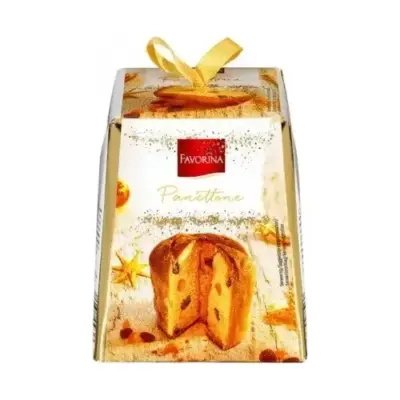 Різдвяний кекс Панетоне з цукатами та родзинками Favorina Panettone classic 90 г Німеччина
