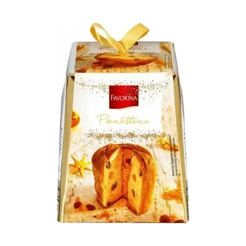 Різдвяний кекс Панетоне з цукатами та родзинками Favorina Panettone classic 90 г Німеччина
