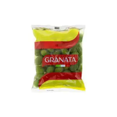 Оливки великі зелені із кісточкою Granata Olive Bella di Cerignola Intera 770г/500г Італія