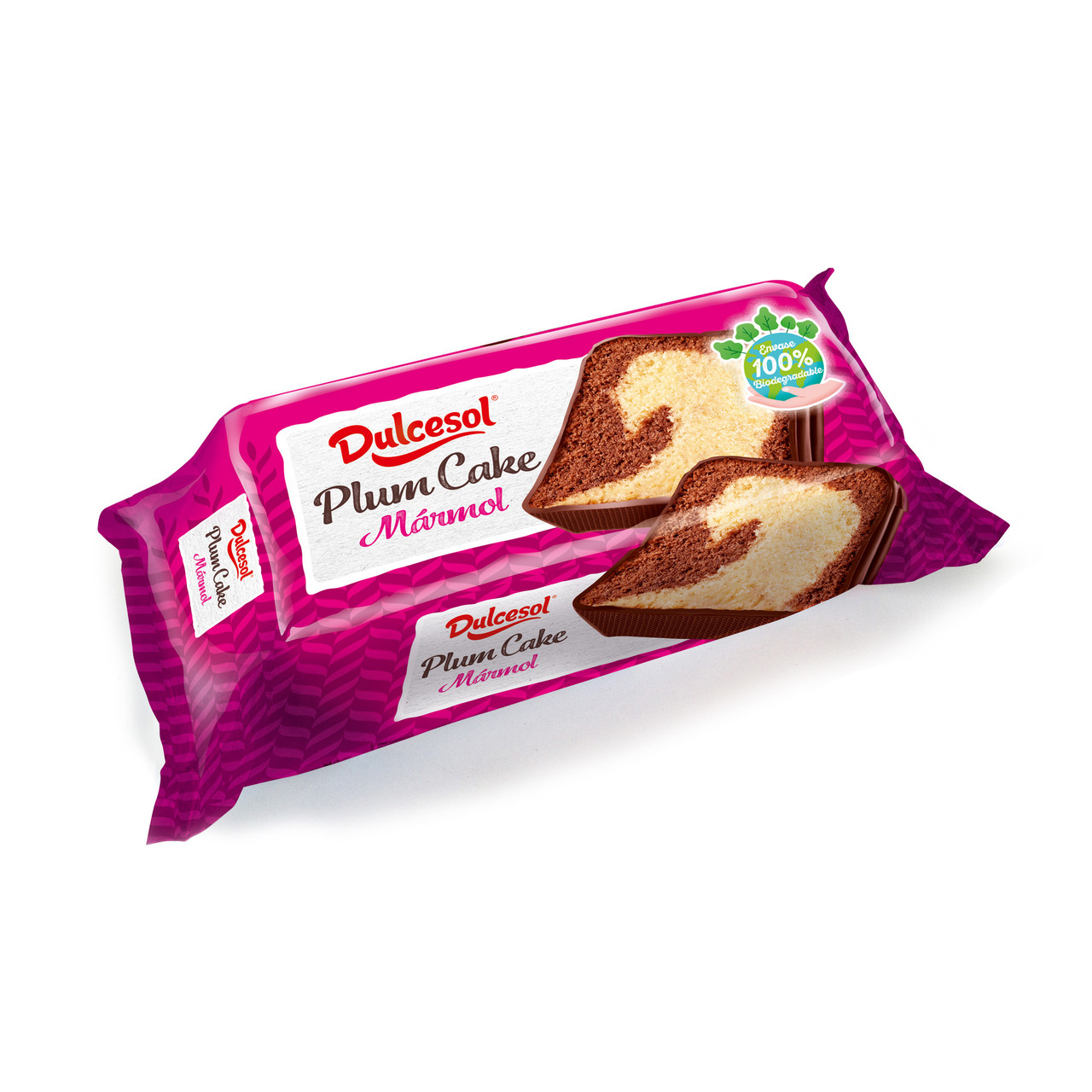 Бісквітний шоколадний кекс зі смаком сливи Dulcesol Plum Cake Cacao 400г Іспанія