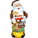 Шоколадний новорічний набір Санта-Клаус Kinder Dark & Mild (10 шт.) 199г Італія