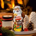 Шоколадний новорічний набір Санта-Клаус Kinder Dark & Mild (10 шт.) 199г Італія