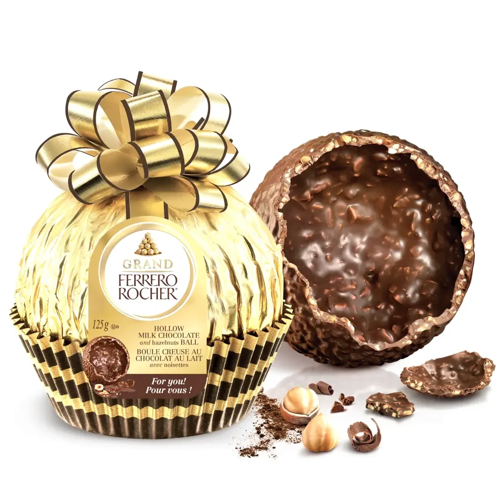 Цукерка молочний шоколад і фундук Grand Ferrero Rocher 125 г Італія