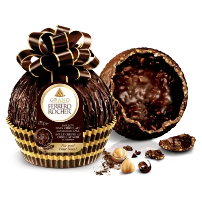 Цукерка темний шоколад та фундук Grand Ferrero Rocher 125г Італія