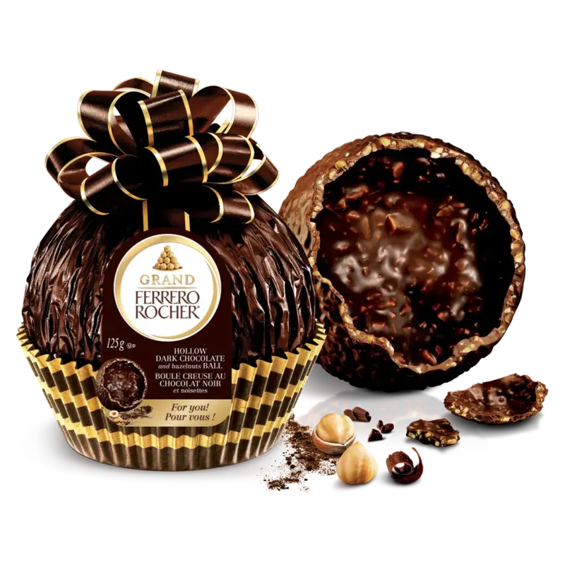 Цукерка темний шоколад та фундук Grand Ferrero Rocher 125г Італія