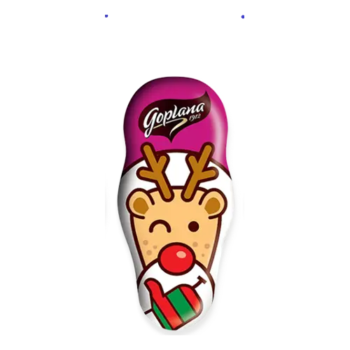 Шоколад молочний з карамельною начинкою Олень Figurka Goplana Польща 30г
