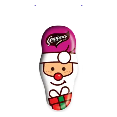 Шоколад молочний з карамельною начинкою Санта Figurka Goplana Польща 30г