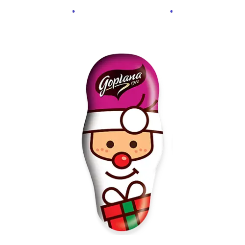 Шоколад молочний з карамельною начинкою Санта Figurka Goplana Польща 30г