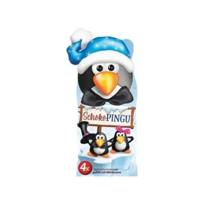 Шоколадні цукерки Пінгвіни з молочною начинкою Argenta Schoko Pingu 125 г Німеччина