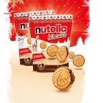 Вершкове печиво з горіхово-шоколадним кремом Nutella Bascuits 304г Італія