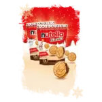 Вершкове печиво з горіхово-шоколадним кремом Nutella Bascuits 304г Італія