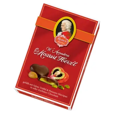 Цукерки шоколадні Серце Reder W.Amadeus Mozart Herz'l 240 г Німеччина