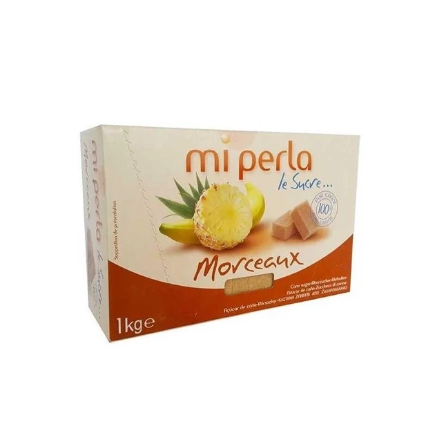 Цукор тростинний шматочками Mi Perla Movceaux 1кг Нідерланди