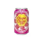 Напій газований зі смаком малини з вершками Chupa Chups Raspberry&Cream 345 мл ж/б Корея