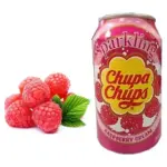 Напій газований зі смаком малини із вершками Chupa Chups Raspberry&Cream 345мл Корея