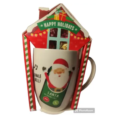 Подарунковий набір Чашка + Цукерки праліне 50 г Becky's Merry Christmas Нідерланди