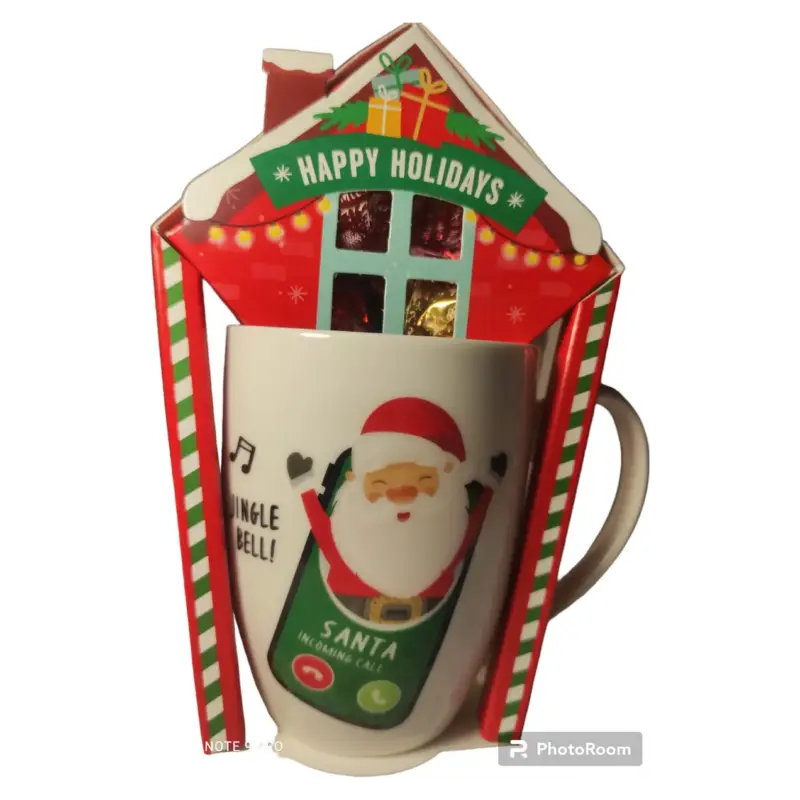 Подарунковий набір Чашка + Цукерки праліне 50 г Becky’s Merry Christmas Нідерланди