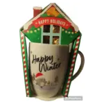 Подарунковий набір Чашка + Цукерки праліне 50 г Becky’s Merry Christmas Нідерланди