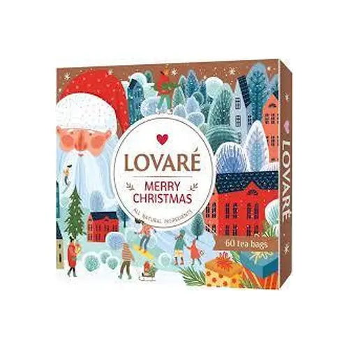 Чай Lovare Новорічна колекція Lovare Merry Christmas 12×5шт 112,5г