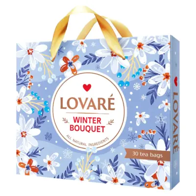 Чай Lovare Новорічний Букет Lovare Winter Bouquet 6x5шт 52.5г