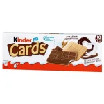Печиво з шоколадно-молочною начинкою Kinder Cards (10 шт. х 12,8 г) 128 г Польща