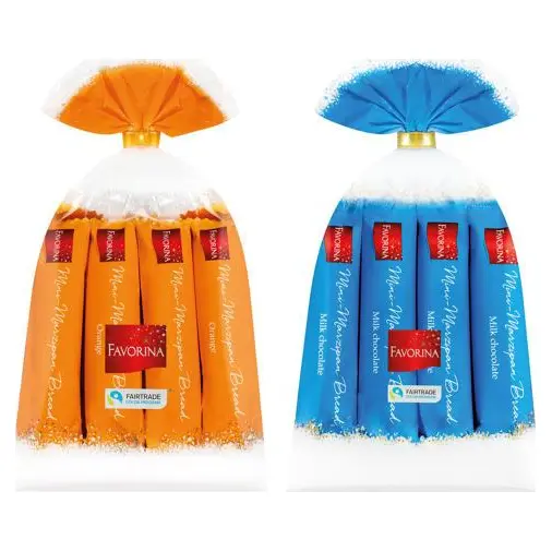 Міні- Марципан з апельсином Favorina Mini Edelmarzipan-brot 200 г Німеччина
